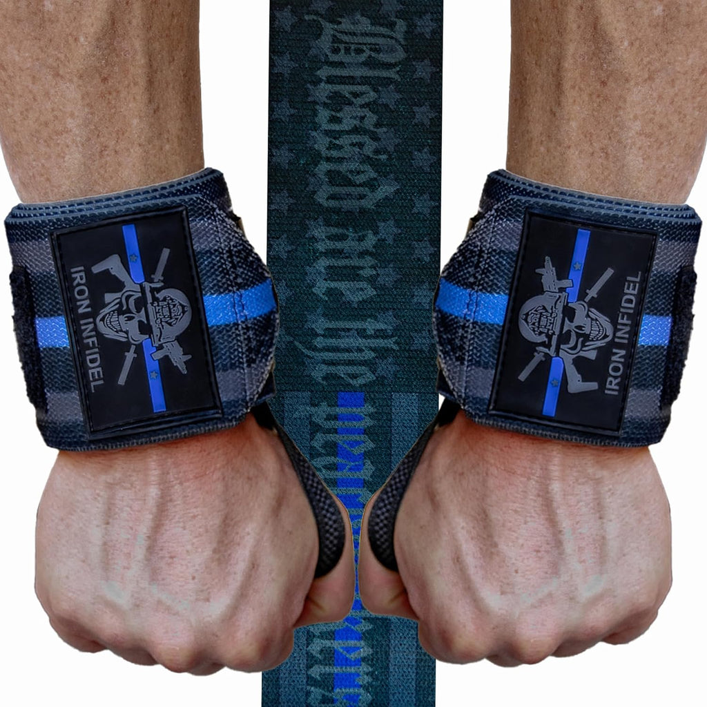 Wrist Wraps for Weightlifting - 18" Heavy Duty Support for Working Out, Gym Accessories for Men 