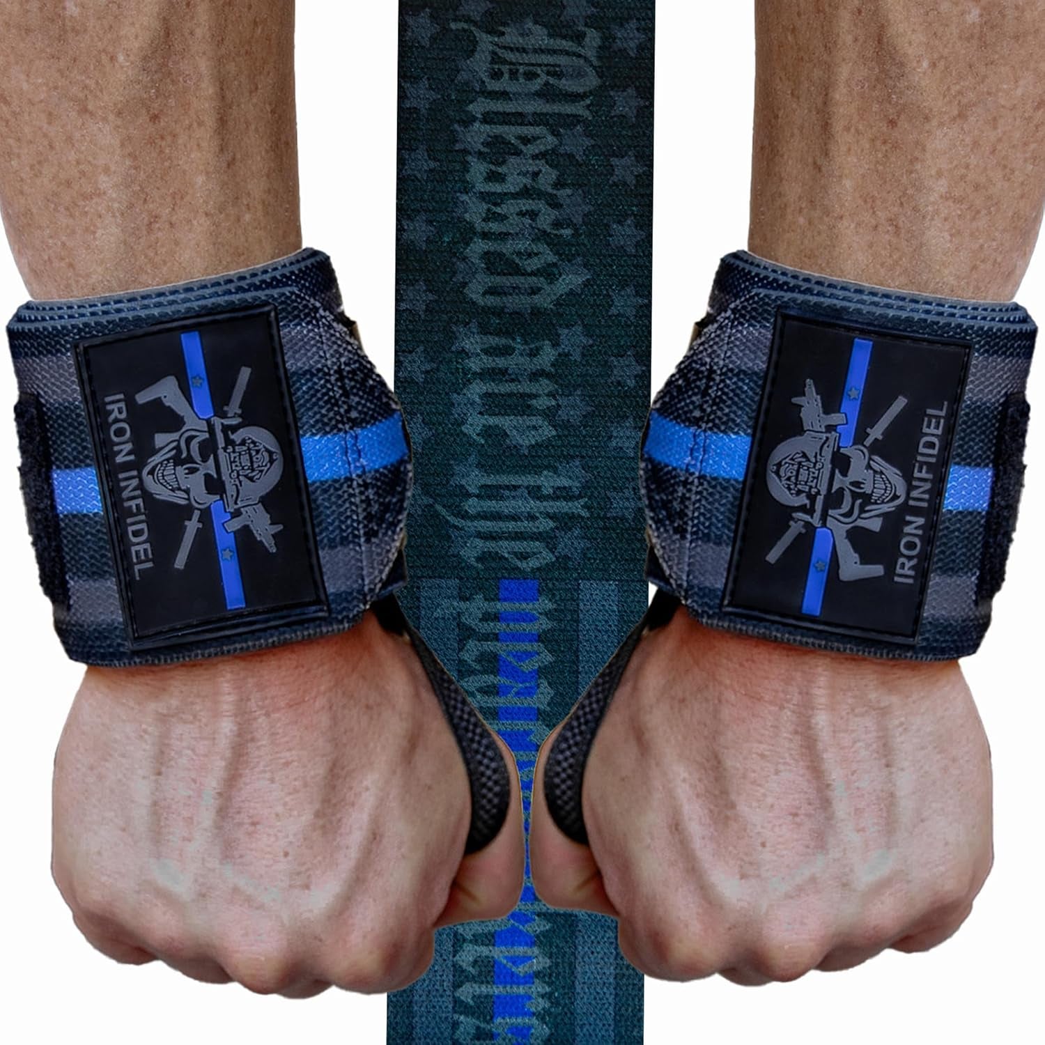 Wrist Wraps for Weightlifting - 18" Heavy Duty Support for Working Out, Gym Accessories for Men 