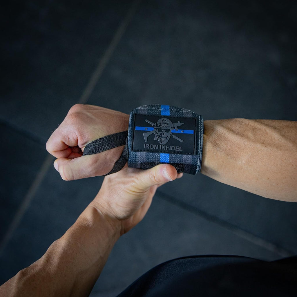 Wrist Wraps for Weightlifting - 18" Heavy Duty Support for Working Out, Gym Accessories for Men 
