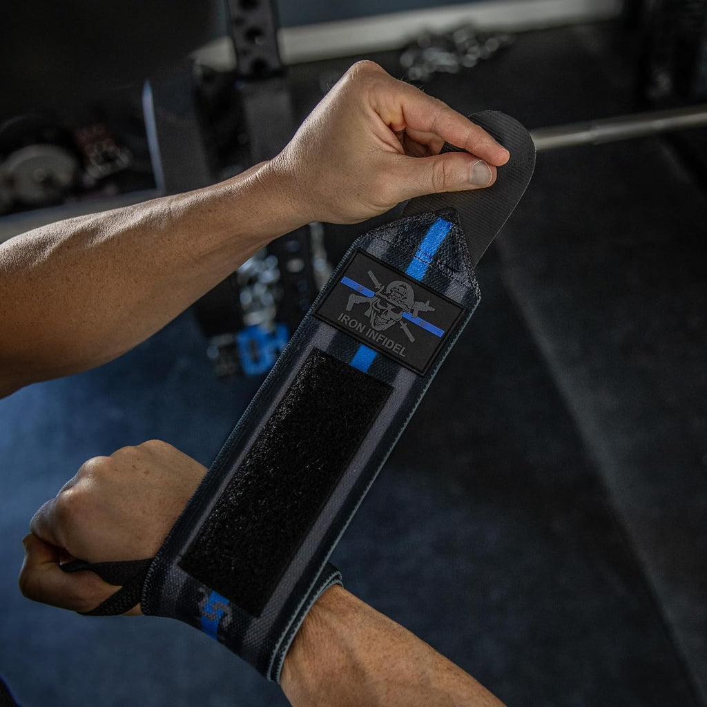 Wrist Wraps for Weightlifting - 18" Heavy Duty Support for Working Out, Gym Accessories for Men 